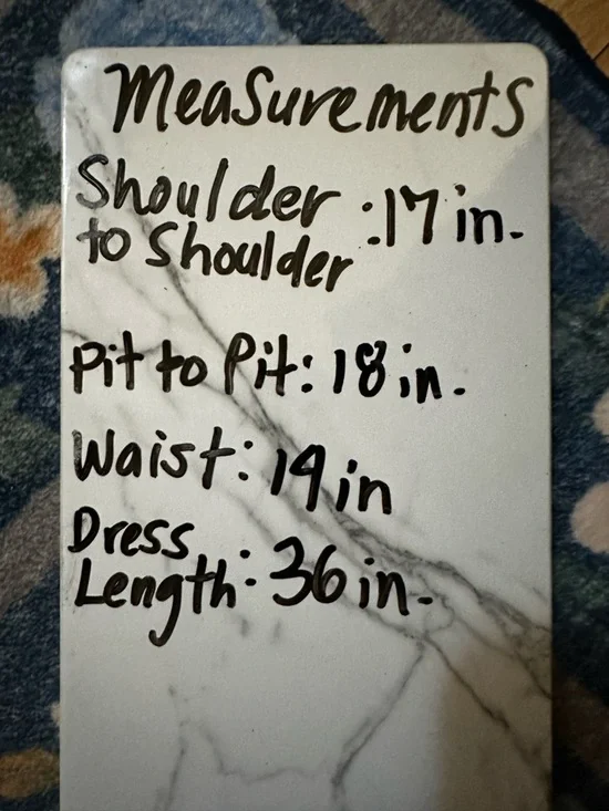 Dizzy Lizzy Sz M Lined Black Puff Sleeve Smocked Cotton Midi Dress w/ Ruffle Hem - Picture 8 of 8